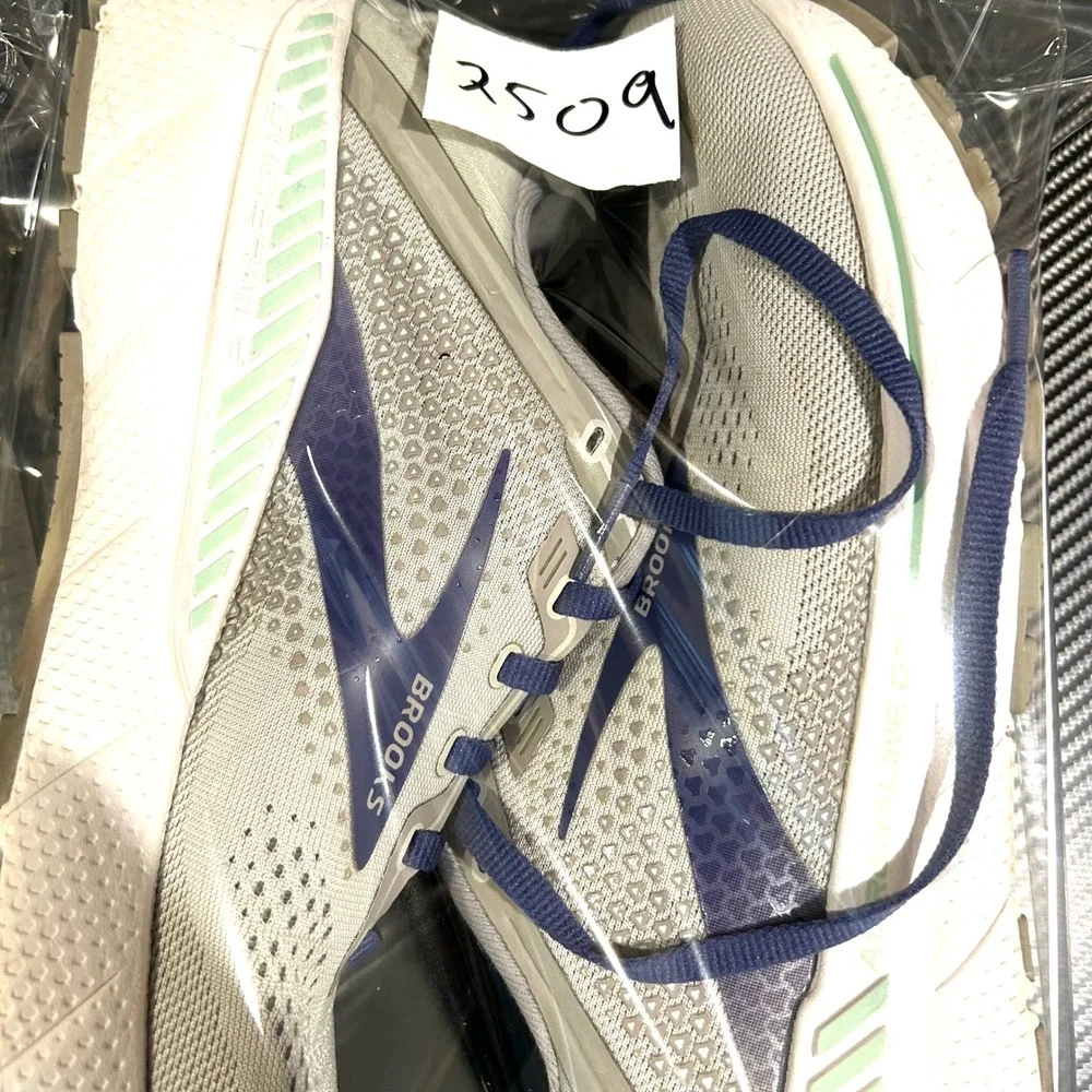 Brooks‎ Adrenaline GTS 22 Shoes Womens 10 Grey Blue Stability Running Sneakers
